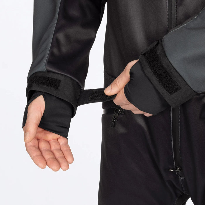 FXR Mens Revo F.A.S.T. Insulated Monosuit - Black/Asphalt/Kash, view 6