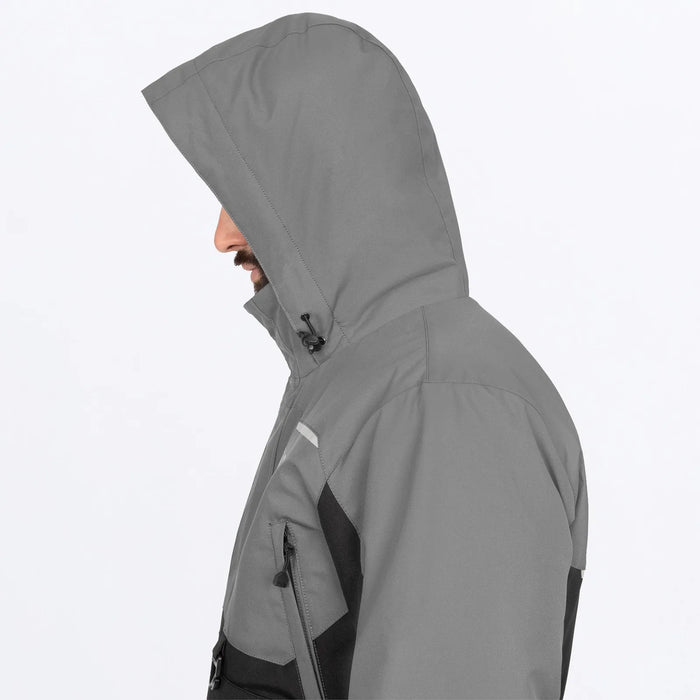 FXR Mens Evolution F.A.S.T. Insulated Monosuit - Black/Char, view 13