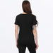 FXR Womens Victory Premium T-Shirt - Black/Razz, view 2