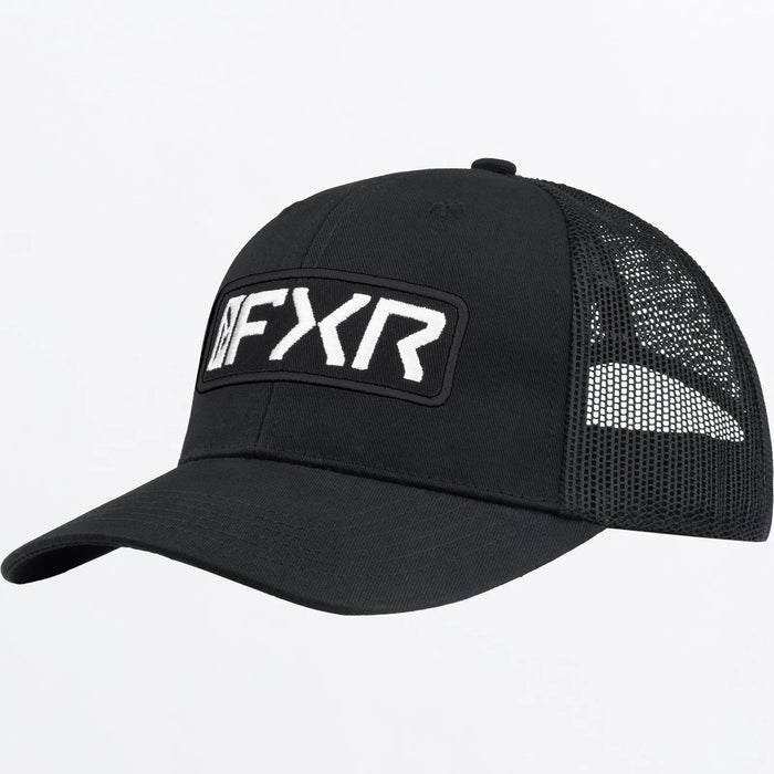 FXR Mitered Hat - Black/White, front view