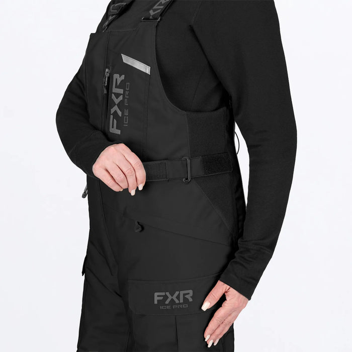 FXR Womens Excursion FX Bib Pant - Black, view 7