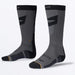 FXR Boost Performance Sock - Asphalt/Black, front view