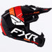 FXR Youth Clutch MX Helmet - Red/Orange, view 4