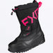 FXR Youth Boost Boot 2027 - Black/Razz, front view