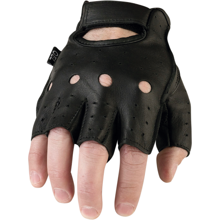 Z1R Mens 243 Half Gloves - Black