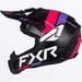 FXR Youth Clutch MX Helmet - Razz/Lavender, view 2
