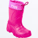 FXR Youth Svalbard Boot 2027 - Fuchsia, front view