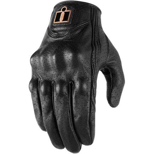 Icon Mens Pursuit Classic Perf Gloves - Black - Other