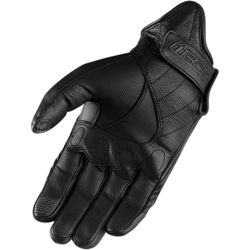 Icon Mens Pursuit Classic Gloves - Black
