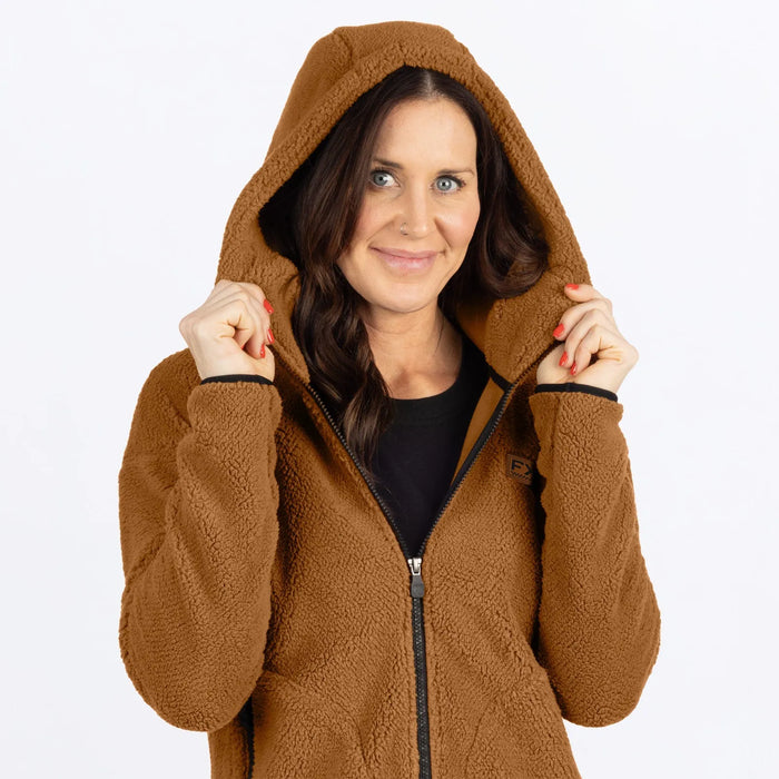 FXR Womens Sapphire Sherpa Jacket 2027 - Umber, view 4