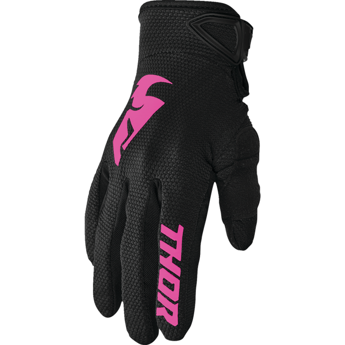 Thor Womens Sector Gloves - Black