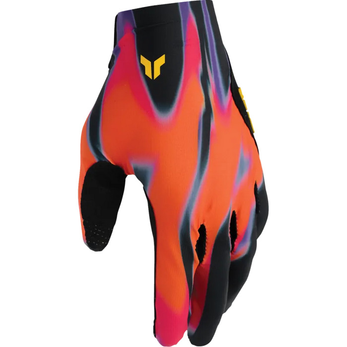 Thor Mens Sportmode Gloves - Inferno Orange/Purple - Front