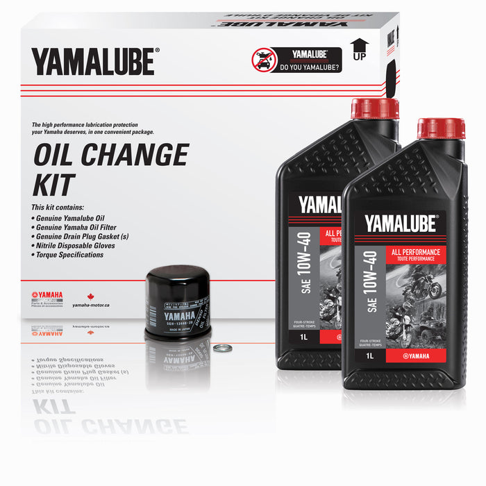 Yamalube 10W-40 YZ / WR All Performance Oil Change Kit (1L)