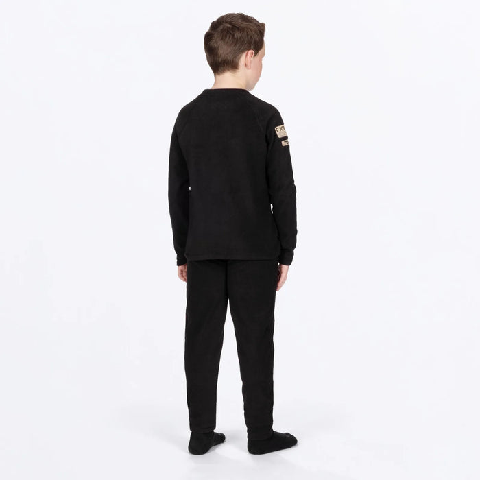 FXR Youth Pyro Thermal Set 2027 - Black, view 2