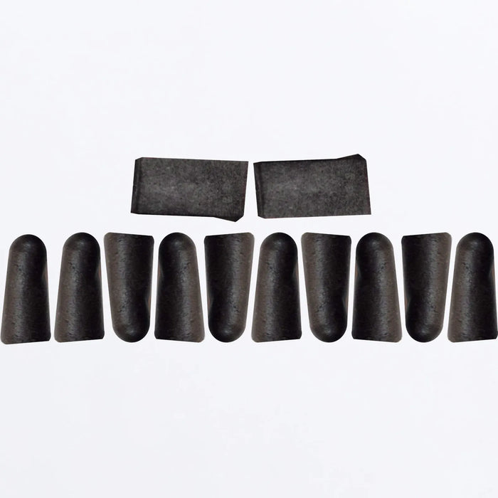FXR Apex Vent Plugs - Black, front view