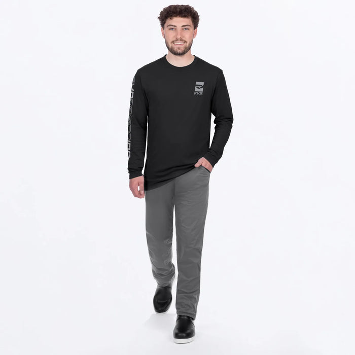 FXR Mens Victory Premium Longsleeve - Black/Grey, view 4