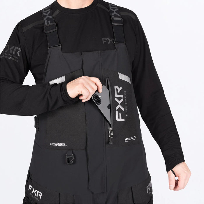 FXR Mens Expedition Pro FX 2-in-1 Bib Pant - Black, view 4