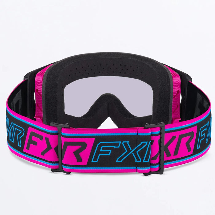 FXR FXR Factory Ride MX Goggle - Sky/Razz, view 3