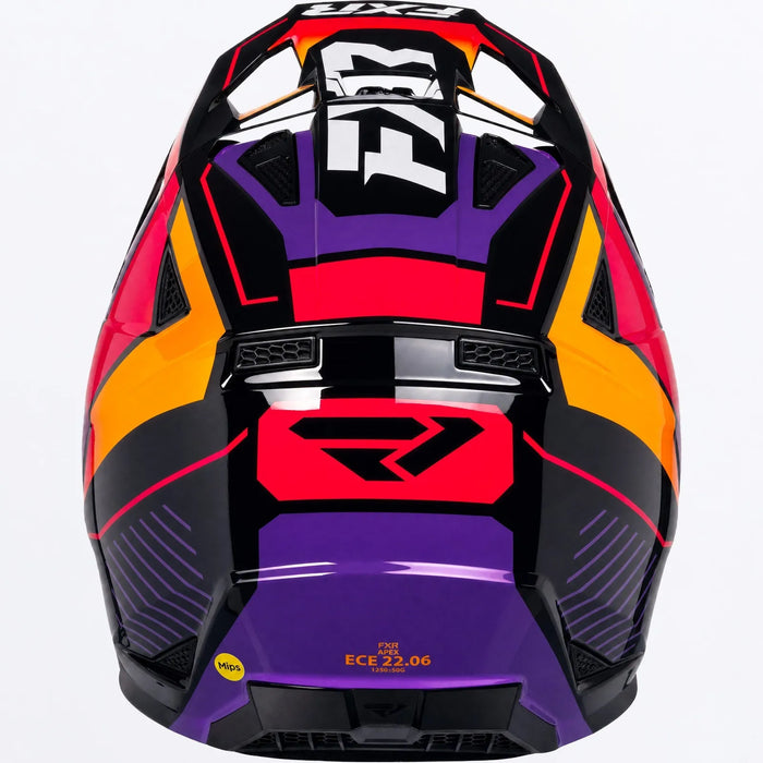 FXR Apex MX MIPS Helmet - Aurora, view 3