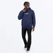 FXR Mens Mitered Cotton Pullover Hoodie - Midnight/Grey, view 4