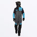 FXR Mens Revo F.A.S.T. Insulated Monosuit - Blue/Ti/Black, front view