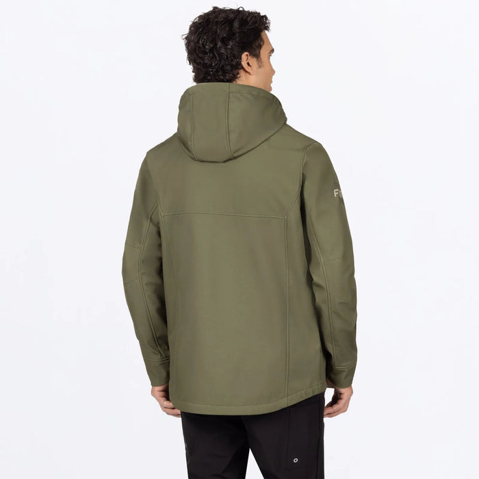FXR Mens Hydrogen Softshell Jacket 2027 - Moss/Stone, view 2