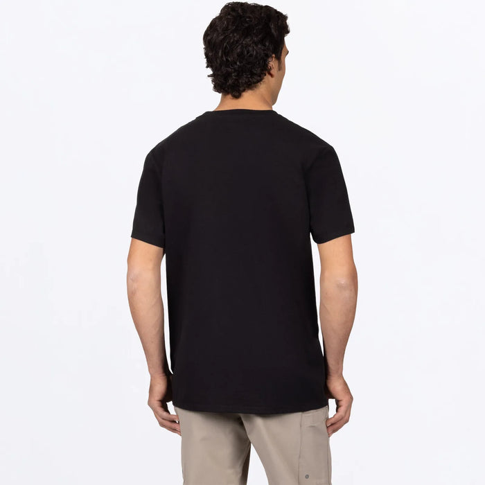 FXR Mens Victory Premium T-Shirt - Black/Grey, view 2