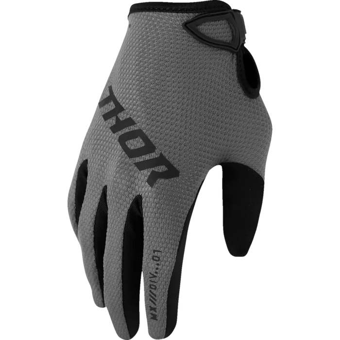 Thor Womens Ridemode Gloves - Gray - Front