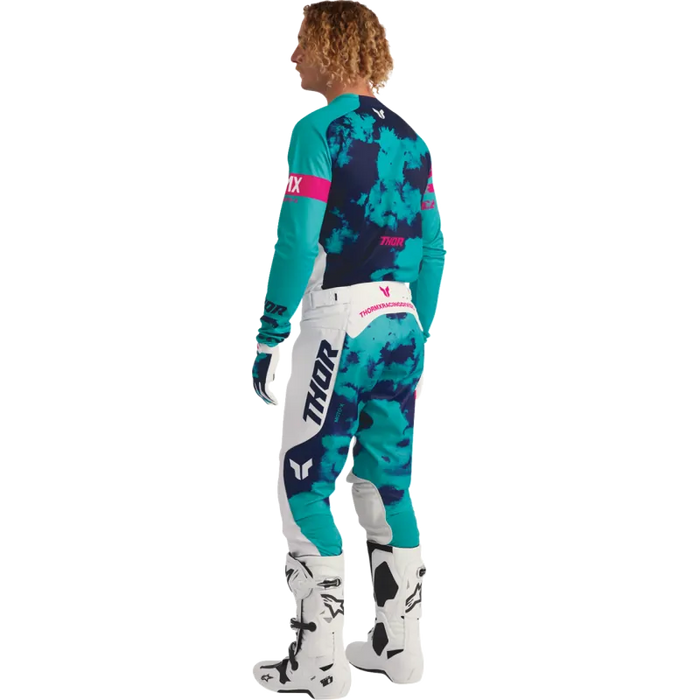 Thor Mens Launchmode Gloves - White/Aqua - Other
