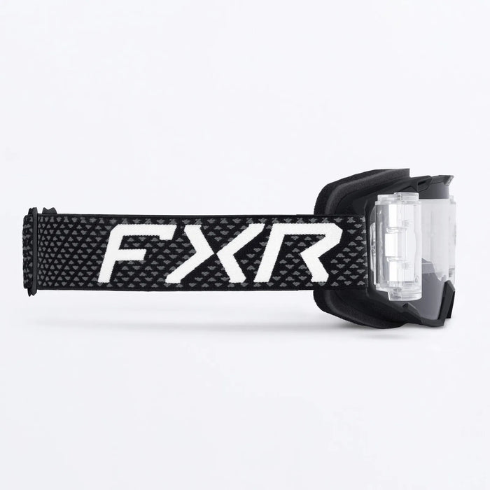 FXR Maverick Prime Roll-Off Goggle - Black/White, view 4