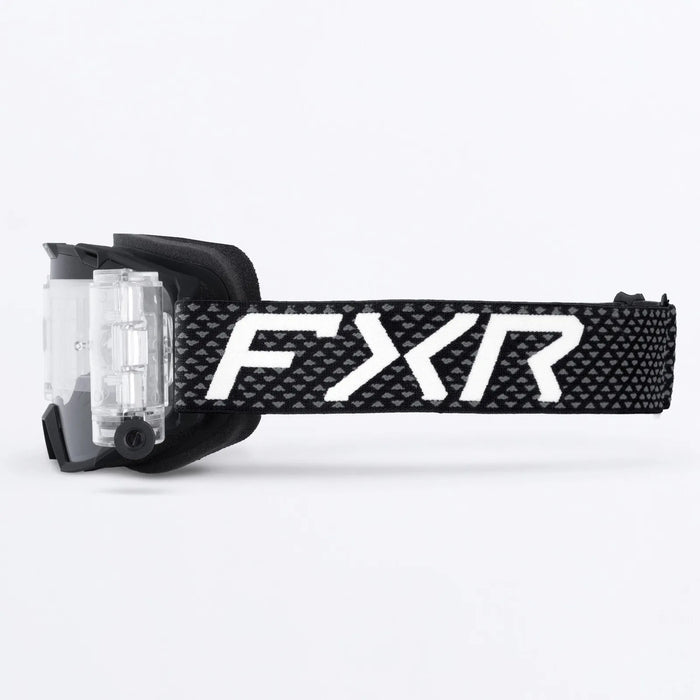 FXR Maverick Prime Roll-Off Goggle - Black/White, view 2