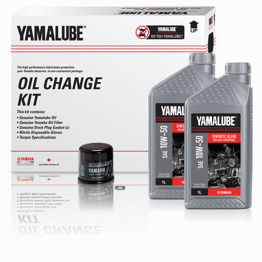 Yamalube 10W-50 YXZ1000R Synthetic Blend Oil Change Kit (5L)