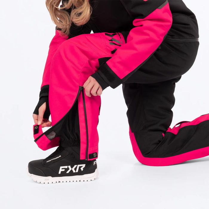 FXR Womens Revo F.A.S.T. Insulated Monosuit - Black/Razz, view 9