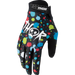 Thor Youth Launchmode Gloves - Splat Black - Front