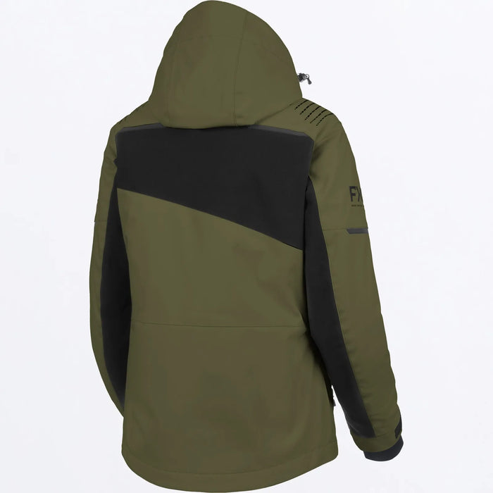 FXR Womens Edge 2-in-1 Jacket - Moss/Black, view 2