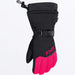 FXR Child Helix Race Glove 2027 - Black/Razz, front view