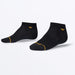 FXR Turbo 1/4 Athletic Sock - Black, front view