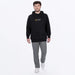 FXR Mens Mitered Cotton Pullover Hoodie - Black/Kash, view 3