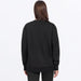 FXR Womens Mitered Cotton Crewneck Sweatshirt - Black/Grey, view 2