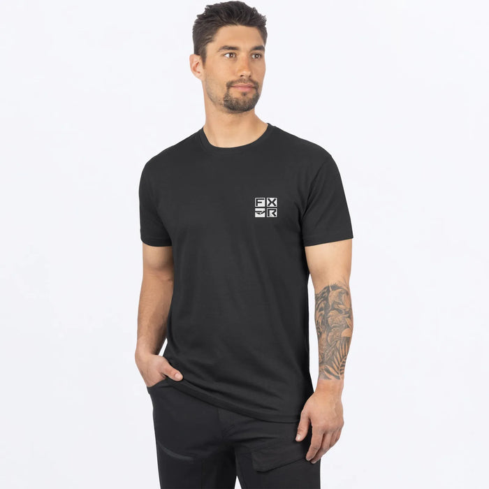 FXR Mens Brandable Premium T-Shirt - Black, view 2