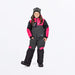 FXR Child Revo Monosuit - Asphalt/Razz/Maui, front view