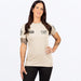 FXR Womens Race Division Premium T-Shirt - Sand/Black, front view