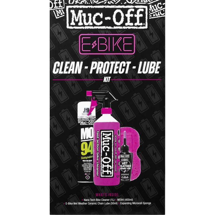 Muc-Off E-Bike Clean / Protect & Lube Kit - Front