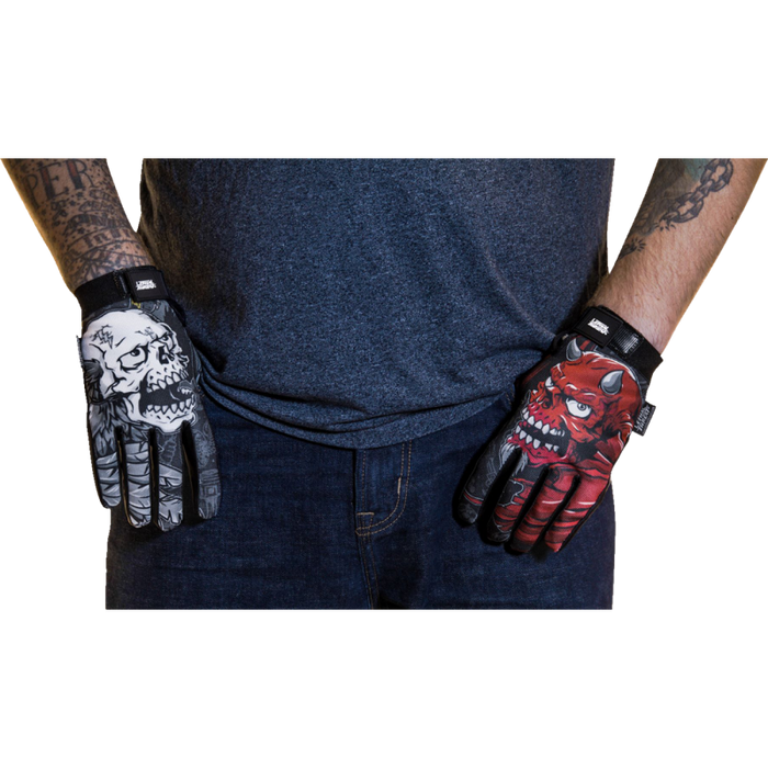 Lethal Threat Mens Offroad Gloves - Grease Monster