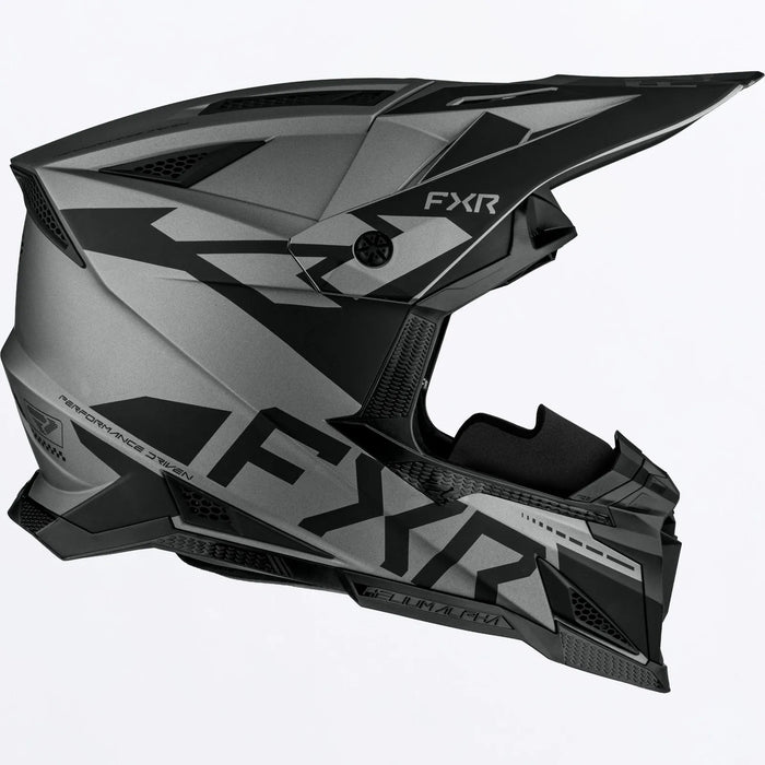 FXR Helium Alpha Snow Helmet - Titanium, view 5
