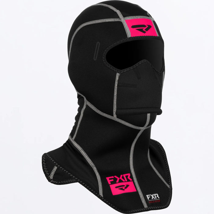 FXR Cold-Stop Anti-Fog Balaclava 2027 - Razz, front view