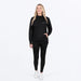 FXR Womens Mitered Cotton Pullover Hoodie - Black Ops, view 3