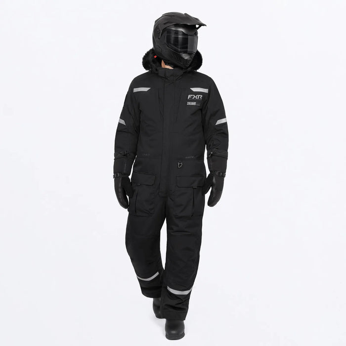 FXR Svalbard F.A.S.T. Insulated Monosuit - Black, view 2