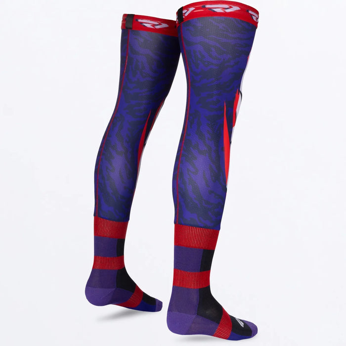 FXR Riding Sock - Navy/Purple/Nuke, view 5
