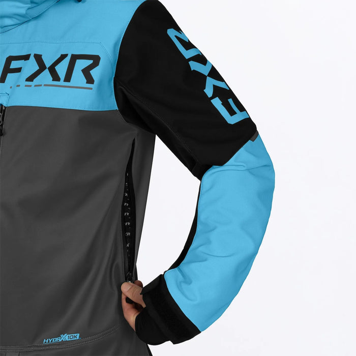 FXR Mens Revo F.A.S.T. Insulated Monosuit - Blue/Ti/Black, view 8